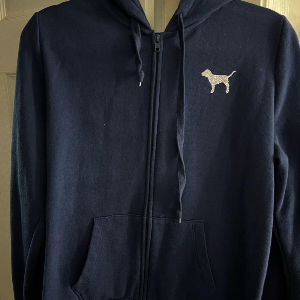 Pink Hoodie (holiday glitter)